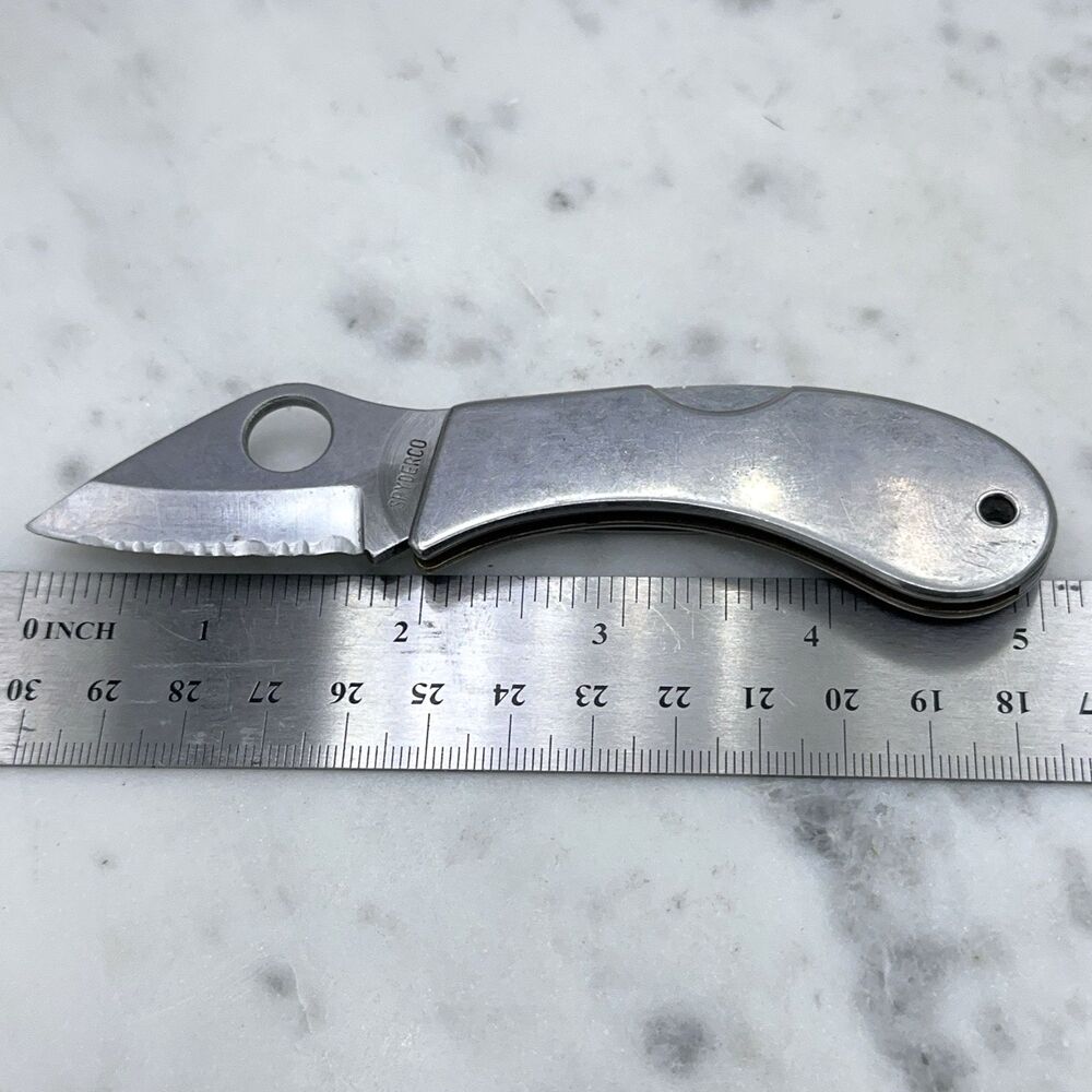Spyderco Co-Pilot Serrated Edge ATS-55 Stainless Lockback Knife Seki-City Japan
